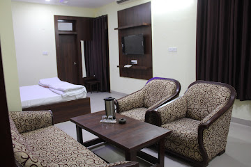 Reception area of New Hotel Sanskar, Baran